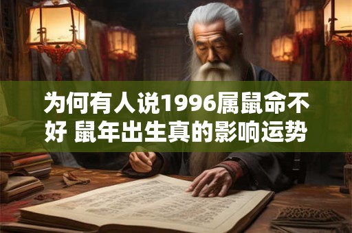 为何有人说1996属鼠命不好 鼠年出生真的影响运势