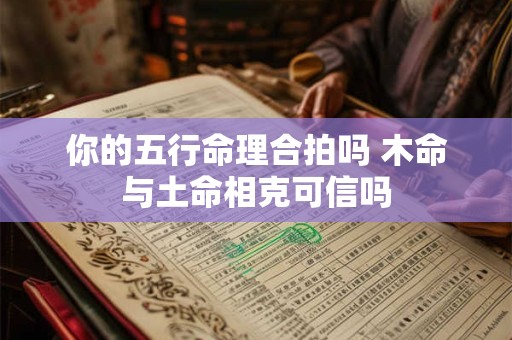 你的五行命理合拍吗 木命与土命相克可信吗