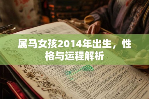 属马女孩2014年出生，性格与运程解析