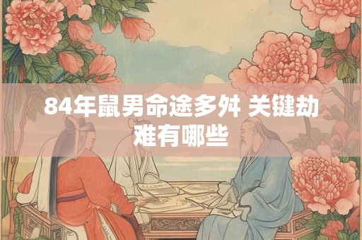 84年鼠男命途多舛 关键劫难有哪些