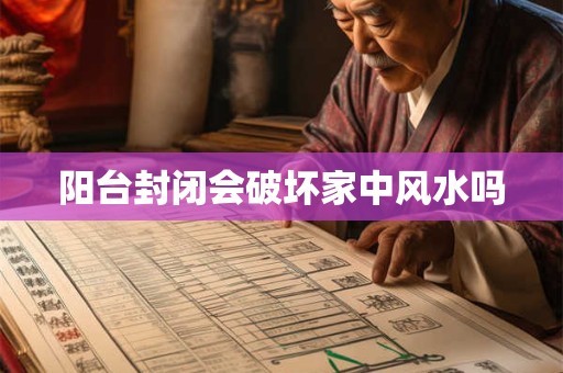 阳台封闭会破坏家中风水吗