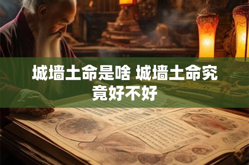 城墙土命是啥 城墙土命究竟好不好 城墙土命是啥 城墙土命究竟好不好