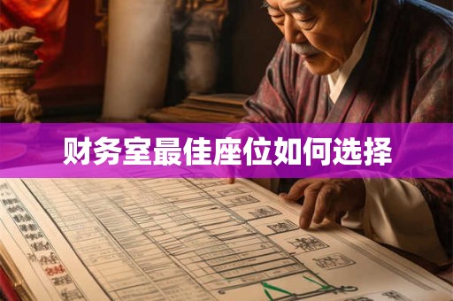 财务室最佳座位如何选择