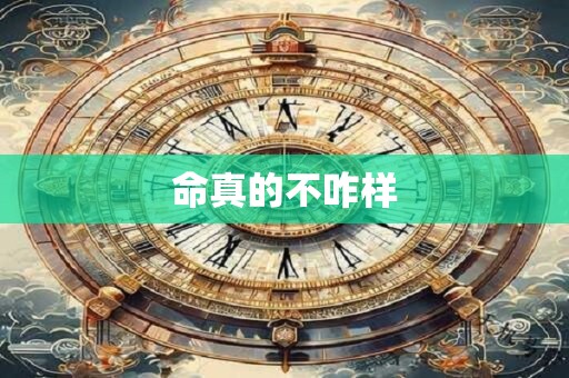 命真的不咋样