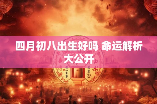 四月初八出生好吗 命运解析大公开