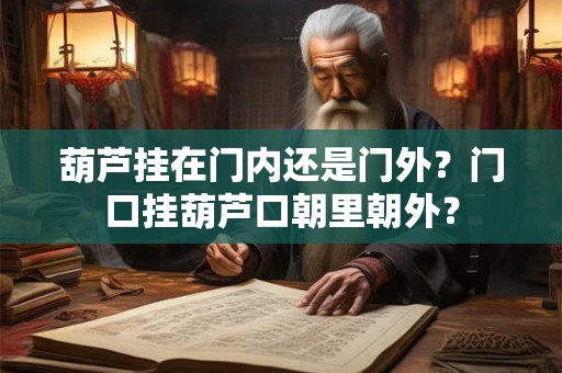 葫芦挂在门内还是门外？门口挂葫芦口朝里朝外？