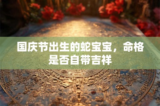 国庆节出生的蛇宝宝，命格是否自带吉祥