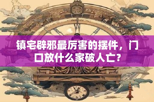 镇宅辟邪最厉害的摆件，门口放什么家破人亡？