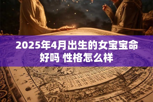 2026年4月出生的女宝宝命好吗 性格怎么样
