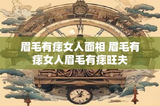 眉毛有痣女人面相 眉毛有痣女人眉毛有痣旺夫