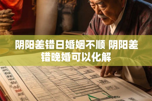 阴阳差错日婚姻不顺 阴阳差错晚婚可以化解 阴阳差错日婚姻不顺 阴阳差错晚婚可以化解