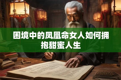 困境中的凤凰命女人如何拥抱甜蜜人生