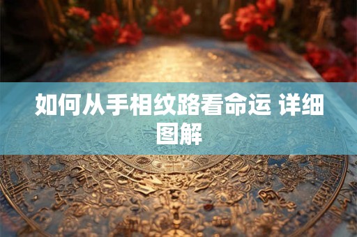 如何从手相纹路看命运 详细图解