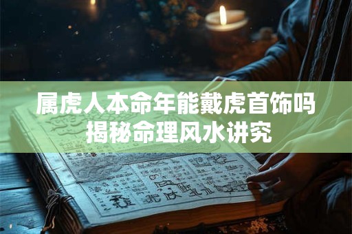 属虎人本命年能戴虎首饰吗 揭秘命理风水讲究