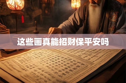 详细阅读:这些画真能招财保平安吗 这些画真能招财保平安吗
