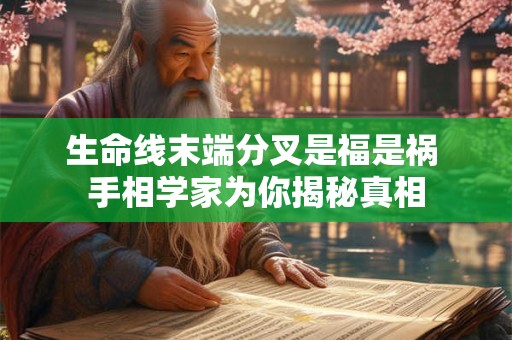 生命线末端分叉是福是祸 手相学家为你揭秘真相