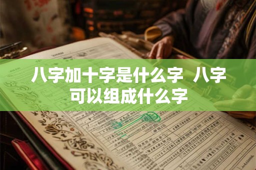 八字加十字是什么字  八字可以组成什么字