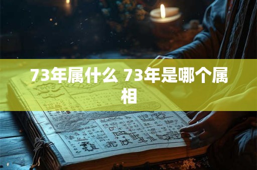 73年属什么 73年是哪个属相