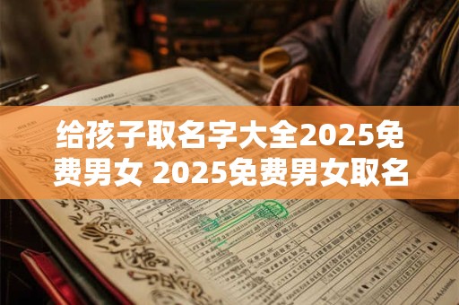给孩子取名字大全2025免费男女 2025免费男女取名大全 给孩子取名字大全2025免费男女 2025免费男女取名大全