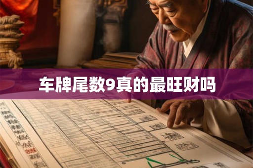 车牌尾数9真的最旺财吗