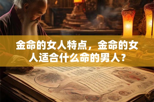 金命的女人特点，金命的女人适合什么命的男人？