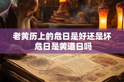 老黄历上的危日是好还是坏 危日是黄道日吗