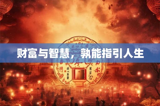 财富与智慧，孰能指引人生