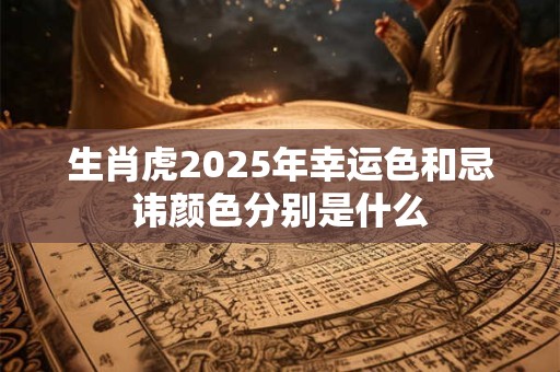 生肖虎2025年幸运色和忌讳颜色分别是什么