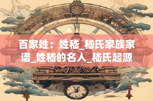 百家姓：姓嵇_嵇氏家族家谱_姓嵇的名人_嵇氏起源