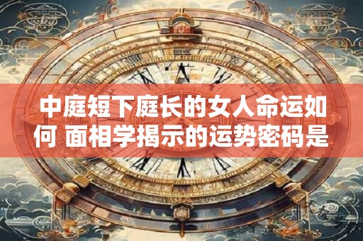 中庭短下庭长的女人命运如何 面相学揭示的运势密码是什么