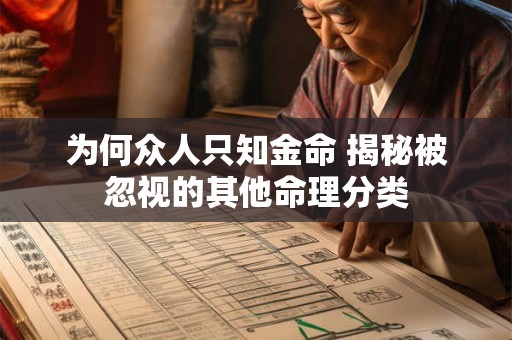 为何众人只知金命 揭秘被忽视的其他命理分类