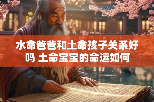 水命爸爸和土命孩子关系好吗 土命宝宝的命运如何