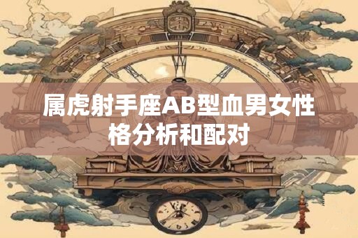 属虎射手座AB型血男女性格分析和配对
