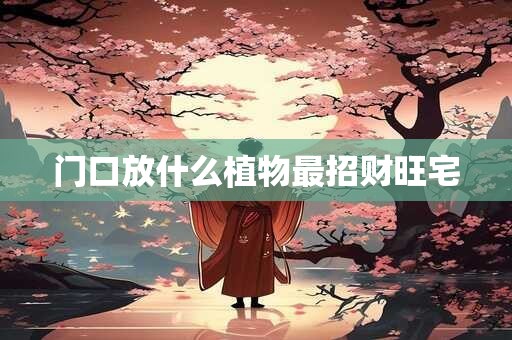 门口放什么植物最招财旺宅
