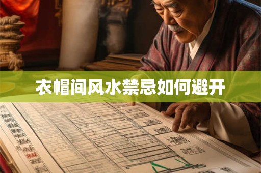 衣帽间风水禁忌如何避开