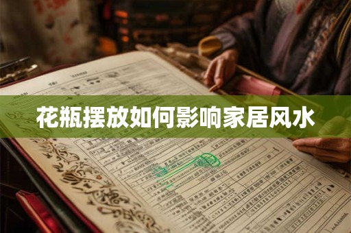 花瓶摆放如何影响家居风水