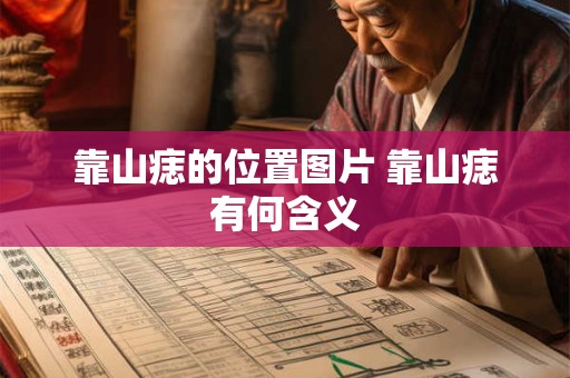 靠山痣的位置图片 靠山痣有何含义