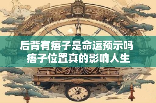 后背有痦子是命运预示吗 痦子位置真的影响人生