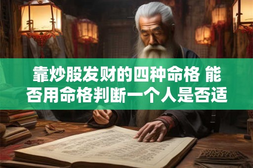 靠炒股发财的四种命格 能否用命格判断一个人是否适合靠炒股发财
