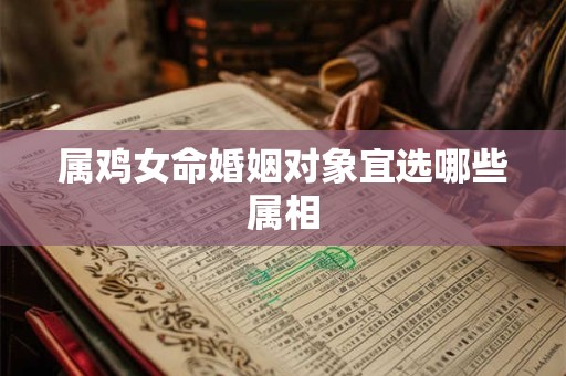 属鸡女命婚姻对象宜选哪些属相