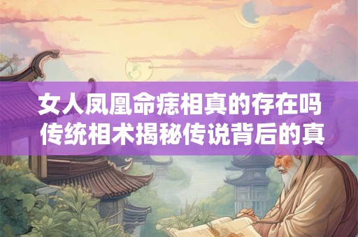 女人凤凰命痣相真的存在吗 传统相术揭秘传说背后的真相