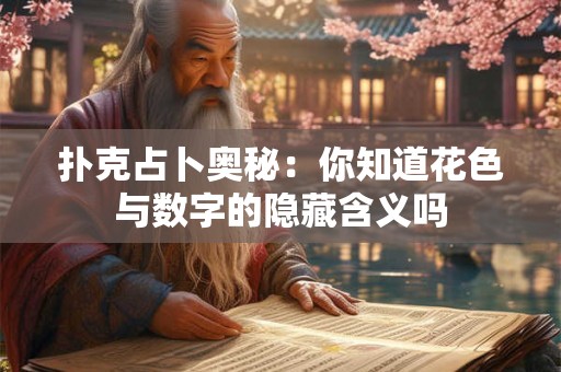 扑克占卜奥秘：你知道花色与数字的隐藏含义吗