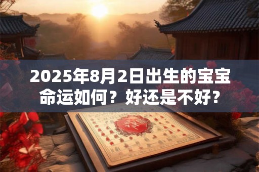 2025年8月2日出生的宝宝命运如何?好还是不好? 2025年8月2日出生的宝宝命运如何?好还是不好?