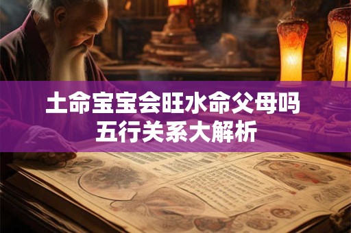 土命宝宝会旺水命父母吗 五行关系大解析