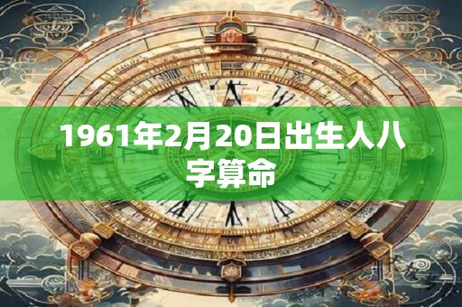 1961年2月20日出生人八字算命
