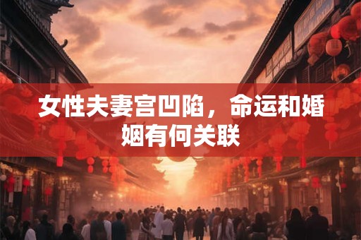 女性夫妻宫凹陷，命运和婚姻有何关联