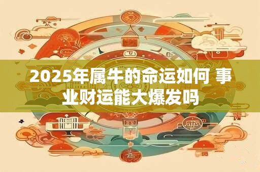 2026年属牛的命运如何 事业财运能大爆发吗 2026年属牛的命运如何 事业财运能大爆发吗