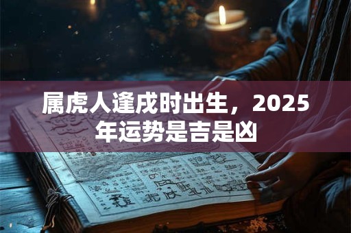 属虎人逢戌时出生，2025年运势是吉是凶