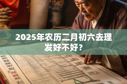 2025年农历二月初六去理发好不好？