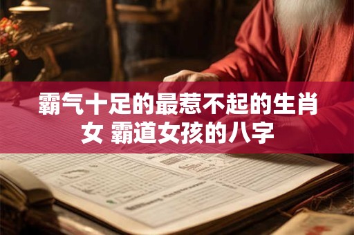 霸气十足的最惹不起的生肖女 霸道女孩的八字